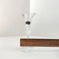 Vintage Mikasa Crystal Candle Holders, Set of Two, Mikasa The Ritz