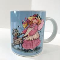 Vintage Mindy Cain Gardening Angel Mugs, Set of Three