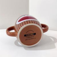 Sock Monkey Double Handled Ceramic Mug