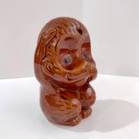 Vintage Ceramic Speak No Evil Monkey Tiki Cocktail Mug, Benihana Monkey Collectible Drink Cup, 1970s Restaurant Souvenir Kitsch