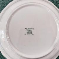 Vintage Canonsburg Moss Rose Serving Vegetable Bowl, MCM Pink Floral Bowl