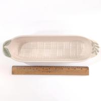 Vintage Pfaltzgraff Naturewood Stoneware Cracker Server Boat, Windowsill Flower Planter Pot