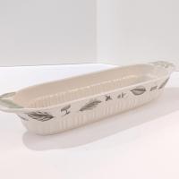Vintage Pfaltzgraff Naturewood Stoneware Cracker Server Boat, Windowsill Flower Planter Pot