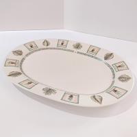 Vintage Pfaltzgraff Naturewood Stoneware 15 Inch Platter, Large Ceramic Serving Tray