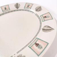 Vintage Pfaltzgraff Naturewood Stoneware 15 Inch Platter, Large Ceramic Serving Tray