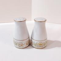Vintage Noritake May Garden Porcelain Salt and Pepper Shaker Set