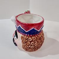 Vintage Nutcracker Figurative Ceramic Mug, Toy Soldier Christmas Holiday Mug