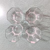 Vintage NEW Cristal D'Arques Durand Octime Clear 12 Ounce Flat Tumbler Glasses, Set of 4