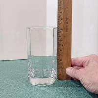 Vintage Cristal D'Arques Durand Octime Clear 12 Ounce Flat Tumbler, Octagonal Clear Highball Glass