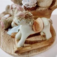 Vintage 1991 Cherished Teddies Christopher Old Friends are the Best Friends, Priscilla Hillman 950483 Enesco Teddy Bear Toy Box Figurine