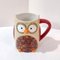 Vintage Owl Ceramic Coffee Tea Mug