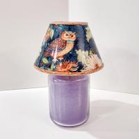 Vintage Yankee Candle Owl Ceramic Shade Jar Topper, Owl Lover Gift