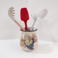 Vintage Home and Garden Party LTD Fruit Ceramic Spoon Utensil Holder