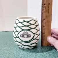 Vintage Limited Edition Patrón Tequila Blue Weber Agave Piña Shaped Ceramic Mug