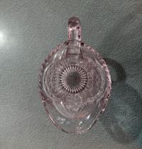 Vintage Clear Pressed Glass Pitcher, Imperial Glass Mayflower 678 Pattern Design, Large 48 Ounce Capacity Pitcher