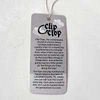 Vintage Wooden Airplane Rolling Child's Push Toy, Clip Clop Lapps Toys Handcrafted Amish Toy