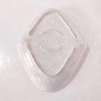 Vintage California Pottery USA Pink Onion Covered Serving Dish