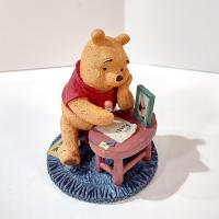 Vintage Winnie the Pooh Figurine, One is Much Lonelier Than Two, Simply Pooh Character Statue