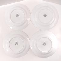 Vintage Royal Tara Raphoe Salad Plates, Set of Four, Irish Bone China