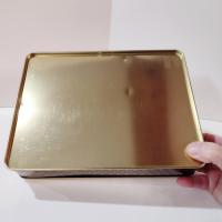 Vintage Renoir The Umbrellas Decorative Storage Tin, Les Parapluies Rectangular Metal Tin Box