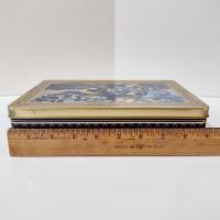 Vintage Renoir The Umbrellas Decorative Storage Tin, Les Parapluies Rectangular Metal Tin Box