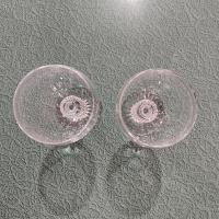 Vintage Mikasa The Ritz Crystal Wine Glasses, Set of Two