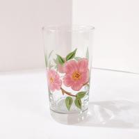 Vintage Franciscan Desert Rose 8 Ounce Juice Glasses, Set of Four