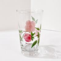 Vintage Franciscan Desert Rose 8 Ounce Juice Glasses, Set of Four
