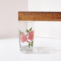 Vintage Franciscan Desert Rose 8 Ounce Juice Glasses, Set of Four