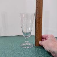 Antique American Hostess Manor Rose Crystal Iced Tea Glasses, Set of Two