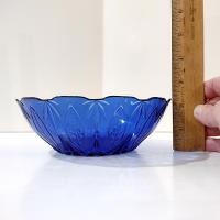 Vintage Arcoroc France Avon Royal Sapphire Cereal Soup Bowls, Set of Four, Cobalt Blue Bowls