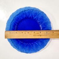 Vintage Arcoroc Avon Royal Sapphire Blue Salad Dessert Appetizer Plates, Set of Four