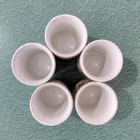 Vintage Otargiri Japanese Sake Tea Ceramic Stoneware Cups, Set of Five