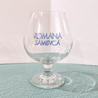Vintage Romana Sambuca 12 Ounce Brandy Glasses, Set of Two