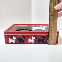 Walkers Shortbread Scottie Dogs Tin Box, Scotland Storage Tin