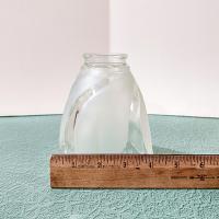 Vintage Frosted Swirl Glass Lamp Shade, Replacement Light Cover Shade