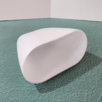 Vintage Oblong Oval White Milk Glass Lamp Shade, Replacement Light Shade