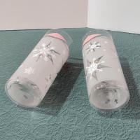 Vintage Anchor Hocking Pink Atomic Snowflake Highball Glasses, Set of Two