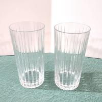 Vintage Royal Crystal Rock Solaris Highball Tumblers, Set of Two, Italian Crystal Drinking Glasses