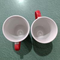 Vintage Floral Sophisti Plate Coffee Tea Ceramic Mugs, Set of Two