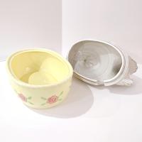 Vintage Fitz and Floyd Nesting Hen Oval Soup Tureen with Ladle 3 Piece Set, Large Chicken Soup Covered Ceramic Serving Bowl