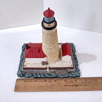 Vintage Spectacle Reef Michigan Lighthouse Figurine, 1995 Harbor Lights #410 Younger and Associates