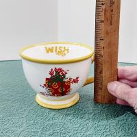 Vintage 2007 Starbucks Christmas Present Coffee Tea Cups, Set of Two