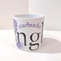 Vintage 2001 Starbucks Bangkok City Mug Collector Series, Thailand Purple and Black Coffee Mug