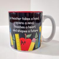 Vintage Inspirational Teacher Appreciation Ceramic Coffee Tea Mug, Teacher Gift
