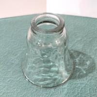 Vintage Art Deco Style Thumbprint Glass Lamp Shade, Pendant Lamp Shade, Sconce Glass Shade