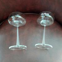 Tia Maria Coupe Cocktail Martini Glasses, Set of Two