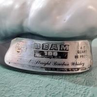 Vintage 1973 Jim Beam Tiffiny Poodle Collector Ceramic Bottle, National Association of Jim Beam Bottle & Specialties Clubs