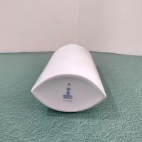Vintage Kaiser West Germany Tivoli Art Deco Vase, White Vase with Floral Hand Painted Design