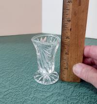 Vintage Pressed Glass Toothpick Holder